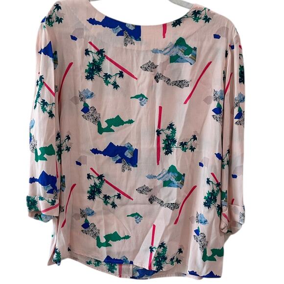 & Other Stories Abstract Art Blouse - Picture 5 of 6